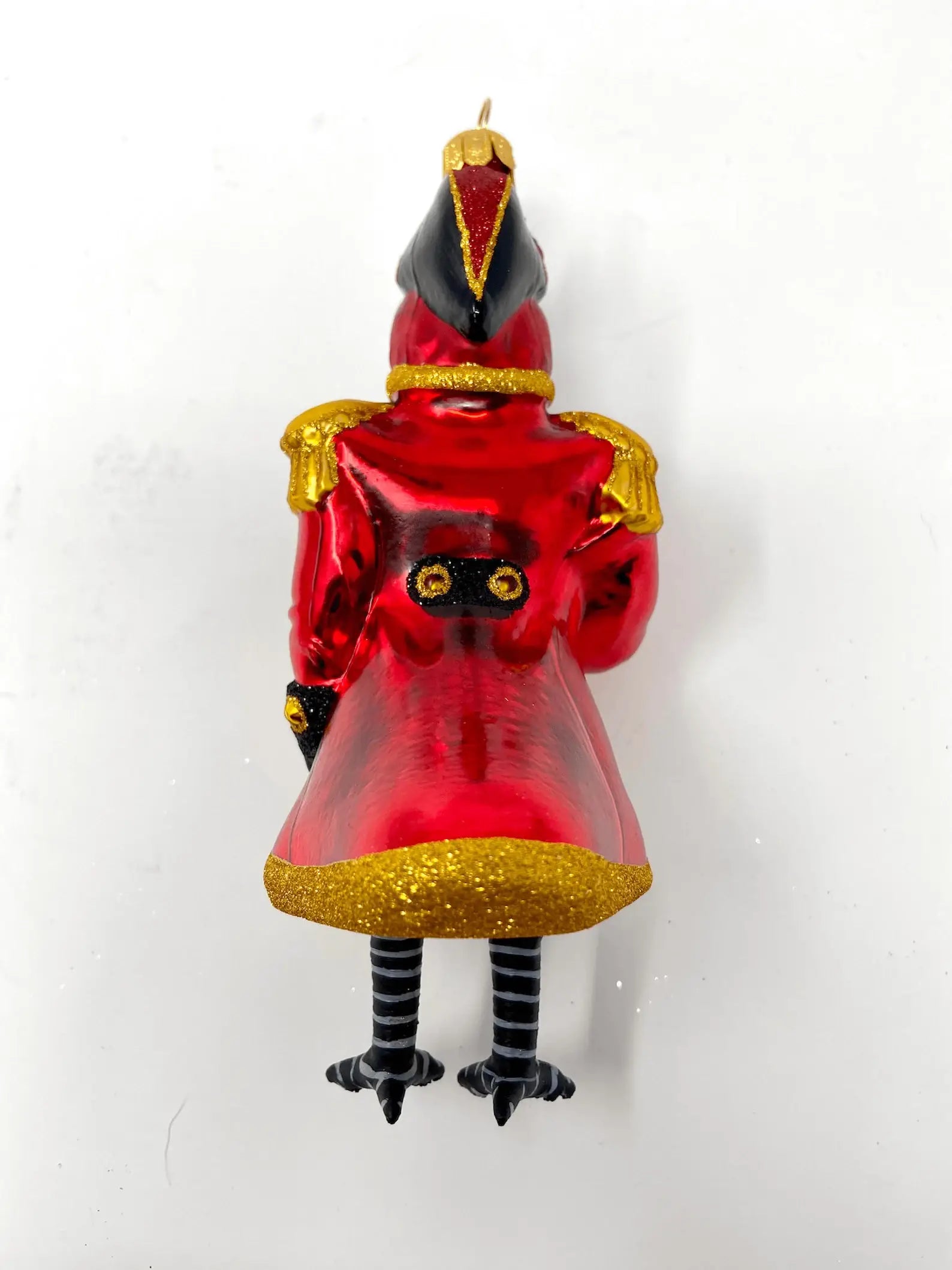 Kenzies of London - Cardinal Soldier Holiday Polish Glass Christmas Ornament