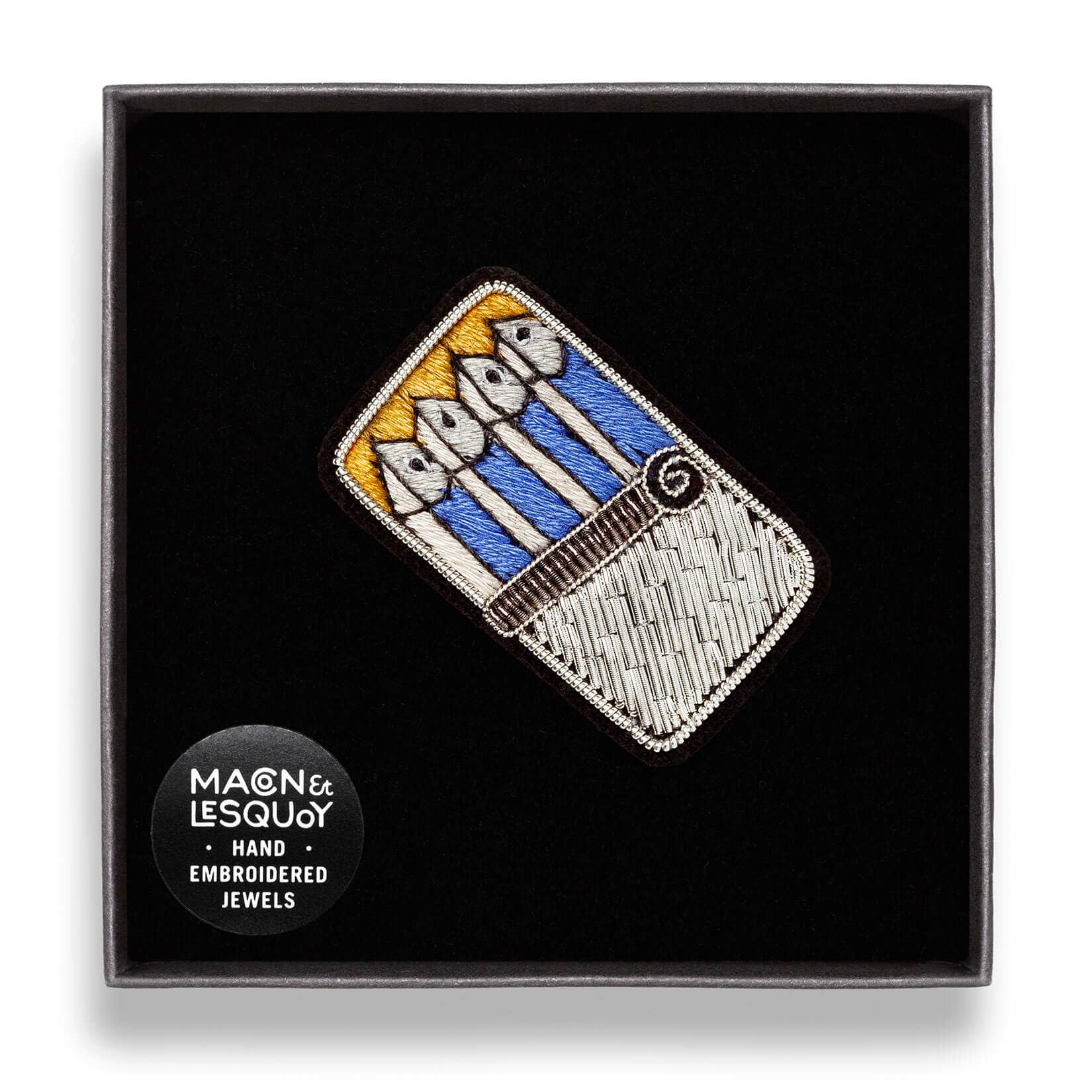 Macon & Lesquoy - Brooch - Sardine Tin