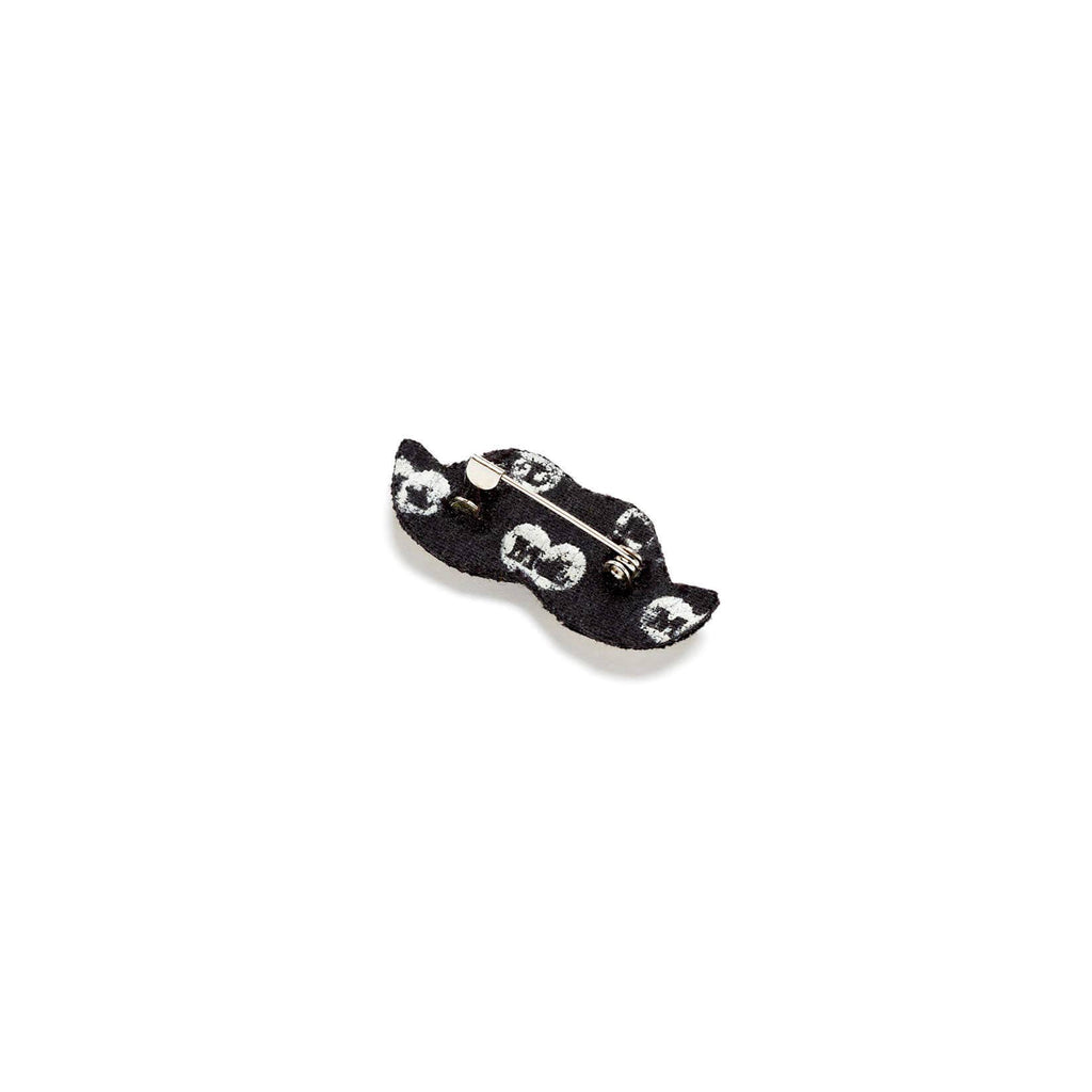 Macon & Lesquoy - Brooch - Golden Moustache