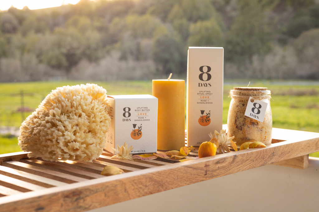 8 Days Botanicals - Love Botanical Bath Ritual Kit