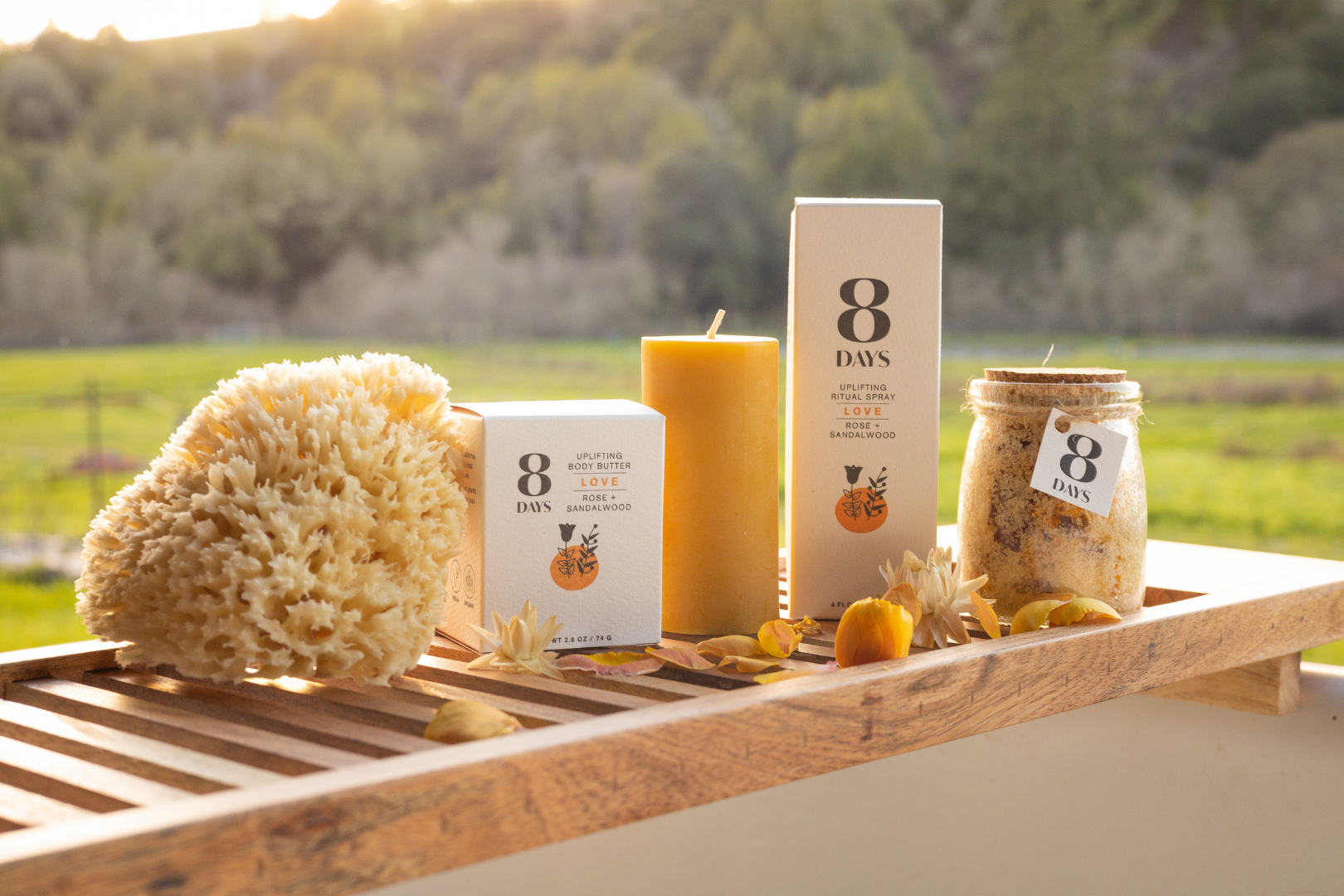 8 Days Botanicals - Love Botanical Bath Ritual Kit