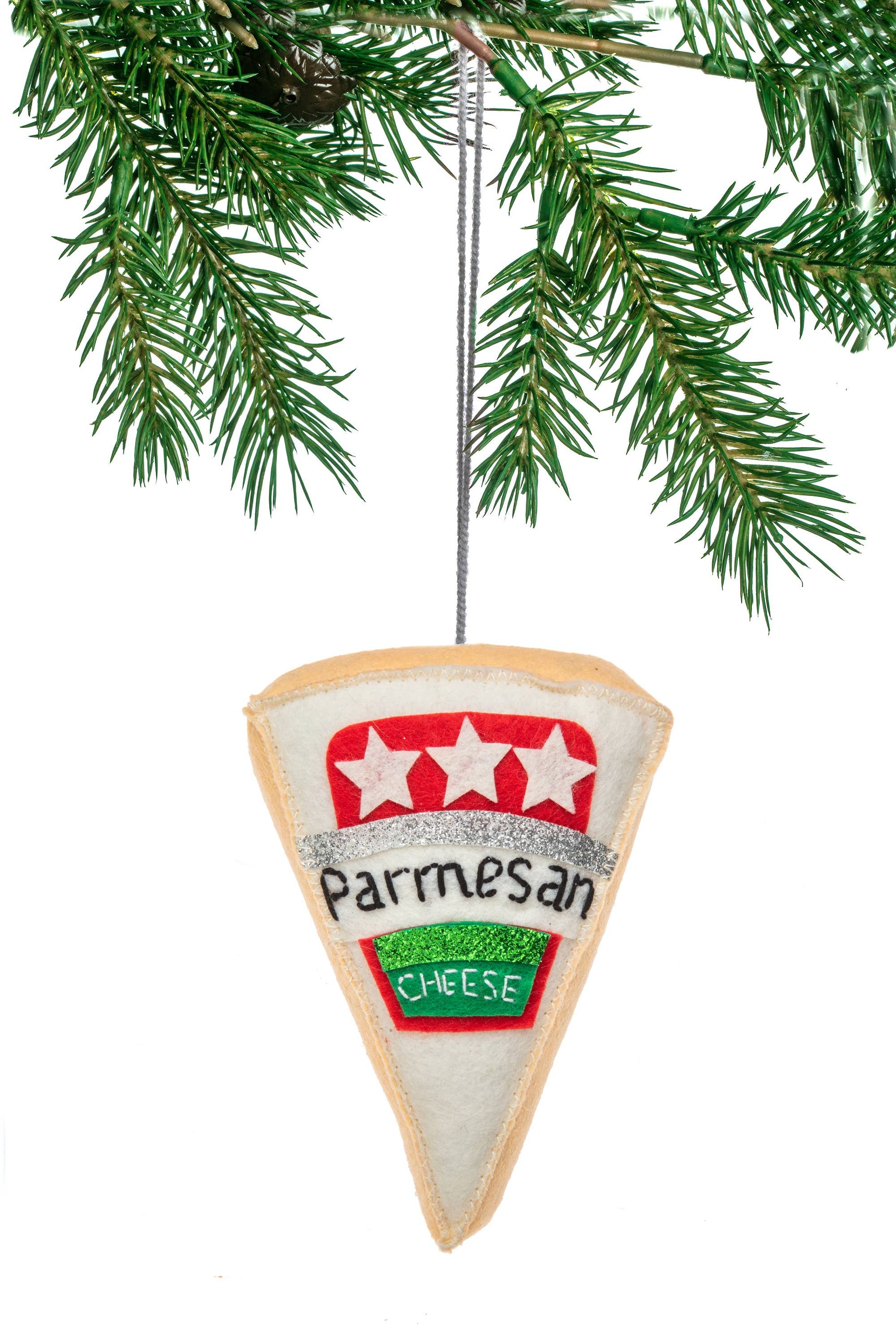 Parmesan Cheese Ornament - Parmeggiano Ornament in felt