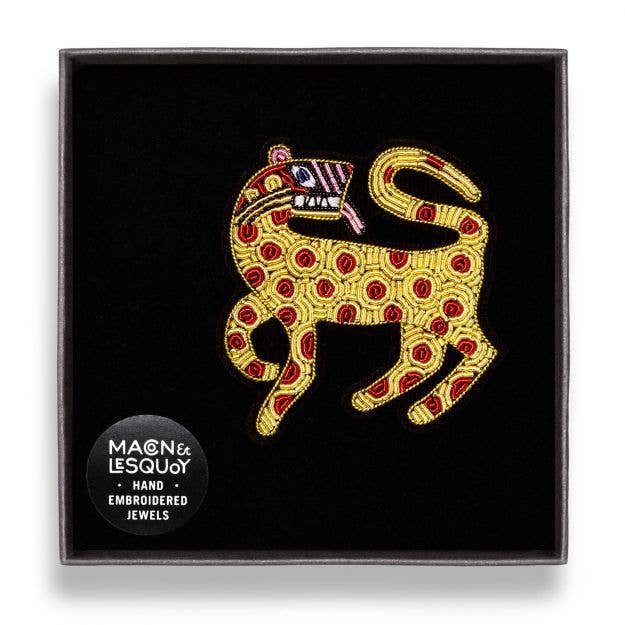 Macon & Lesquoy - Brooch - Leopard
