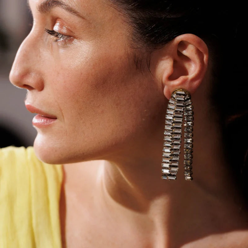 Tata Borello Medusa Earrings- clips